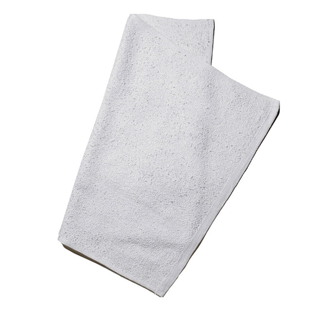 Cotton Lightweight Promotional Rally Towel (16'' W X 19'' H) 1.75 Lb Per Dozen-Towel-Brand Your Tote-White-Brand Your Tote