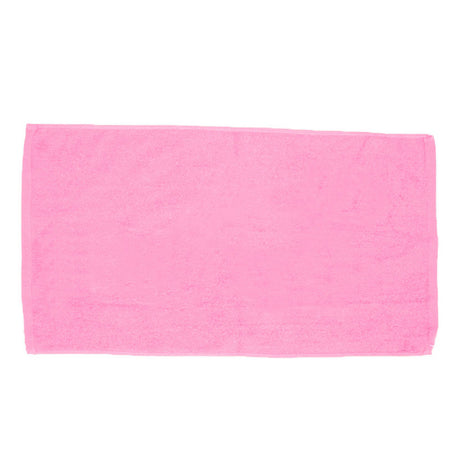 Cotton Velour Beach Towel (30'' W X 60'' H) 11 Lb Per Dozen-Towel-Brand Your Tote-Azalea Pink-Brand Your Tote