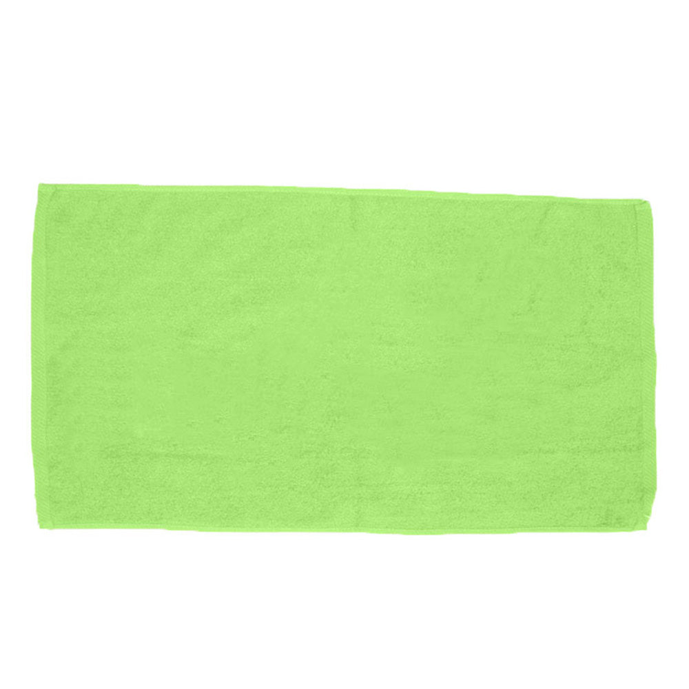 Cotton Velour Beach Towel (30'' W X 60'' H) 11 Lb Per Dozen-Towel-Brand Your Tote-Lime Green-Brand Your Tote