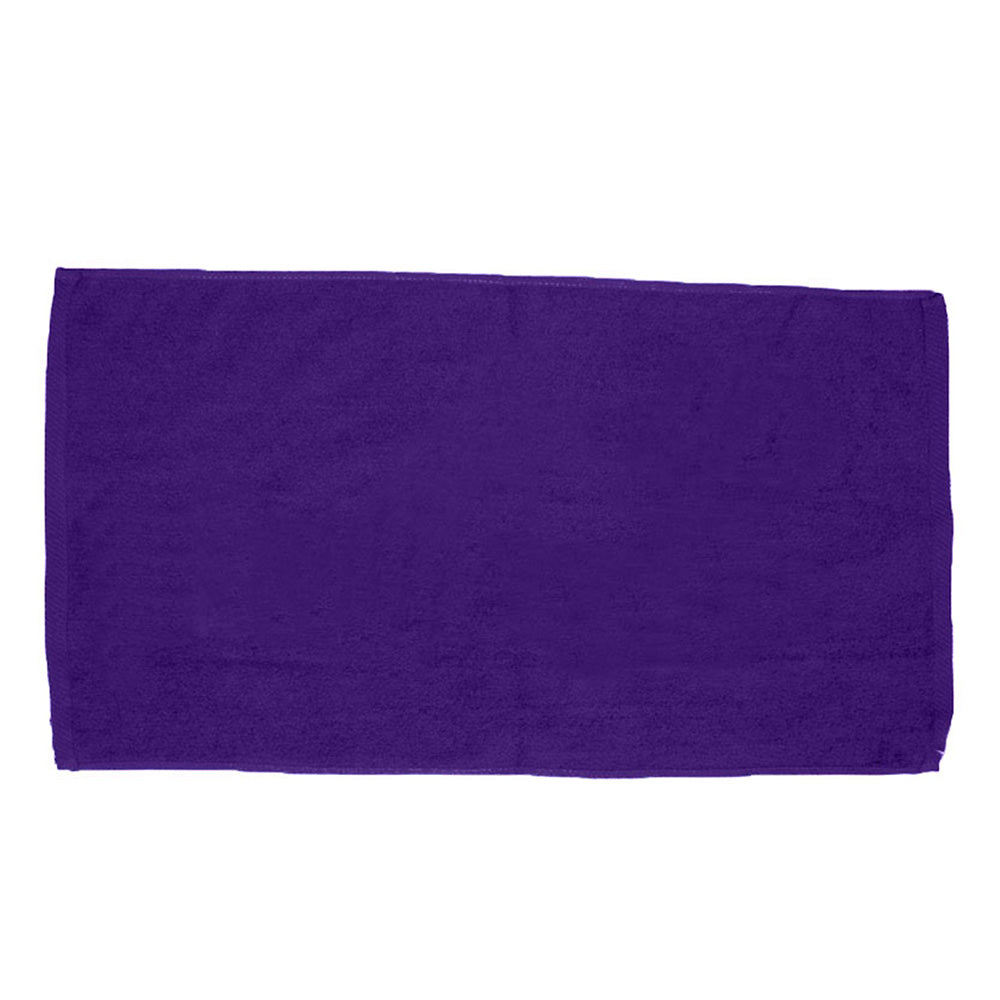 Cotton Velour Beach Towel (30'' W X 60'' H) 11 Lb Per Dozen-Towel-Brand Your Tote-Purple-Brand Your Tote