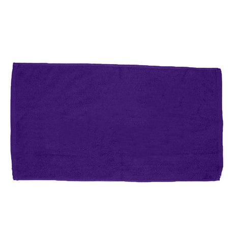 Cotton Velour Beach Towel (30'' W X 60'' H) 11 Lb Per Dozen-Towel-Brand Your Tote-Purple-Brand Your Tote