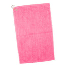 Cotton Velour Deluxe Hand/Gold Towel (16'' W X 25'' H) 3.5 Lb Per Dozen-Towel-Brand Your Tote-Azalea-Brand Your Tote