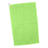 Cotton Velour Deluxe Hand/Gold Towel (16'' W X 25'' H) 3.5 Lb Per Dozen-Towel-Brand Your Tote-Lime Green-Brand Your Tote