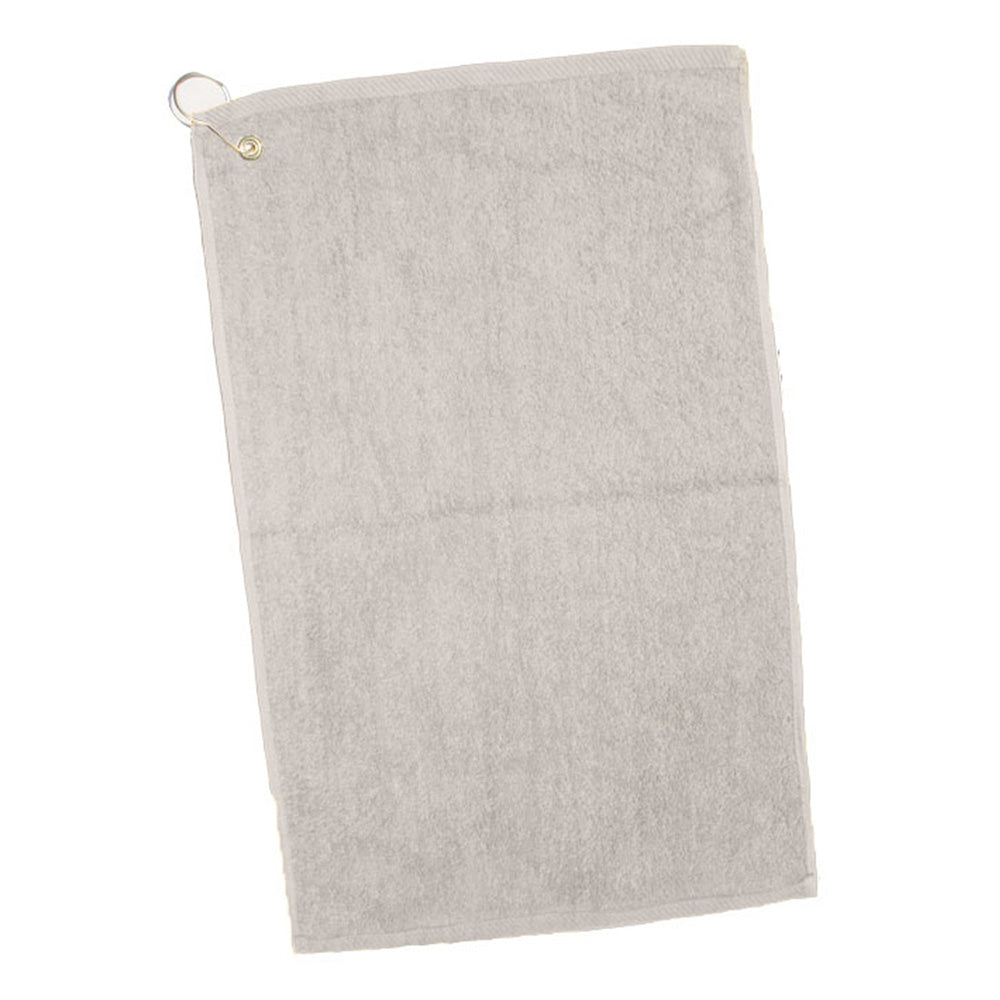 Cotton Velour Deluxe Hand/Gold Towel (16'' W X 25'' H) 3.5 Lb Per Dozen-Towel-Brand Your Tote-Natural-Brand Your Tote