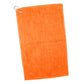Cotton Velour Deluxe Hand/Gold Towel (16'' W X 25'' H) 3.5 Lb Per Dozen-Towel-Brand Your Tote-Orange-Brand Your Tote