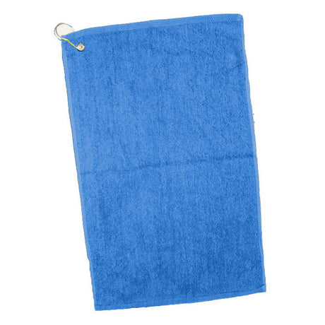 Cotton Velour Deluxe Hand/Gold Towel (16'' W X 25'' H) 3.5 Lb Per Dozen-Towel-Brand Your Tote-Royal Blue-Brand Your Tote