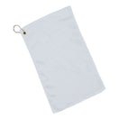 Cotton Velour Fingertip Towel (11'' W X 18'' H) 1.3 Lb Per Dozen-Towel-Brand Your Tote-White-Brand Your Tote