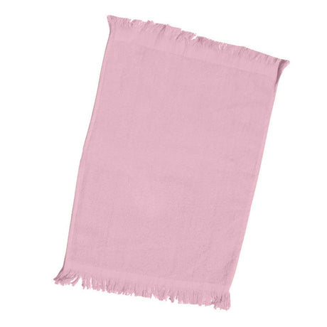 Cotton Velour Fingertip Towel (11'' W X 18'' H) 1.3-Towel-Brand Your Tote-Light Pink-Brand Your Tote