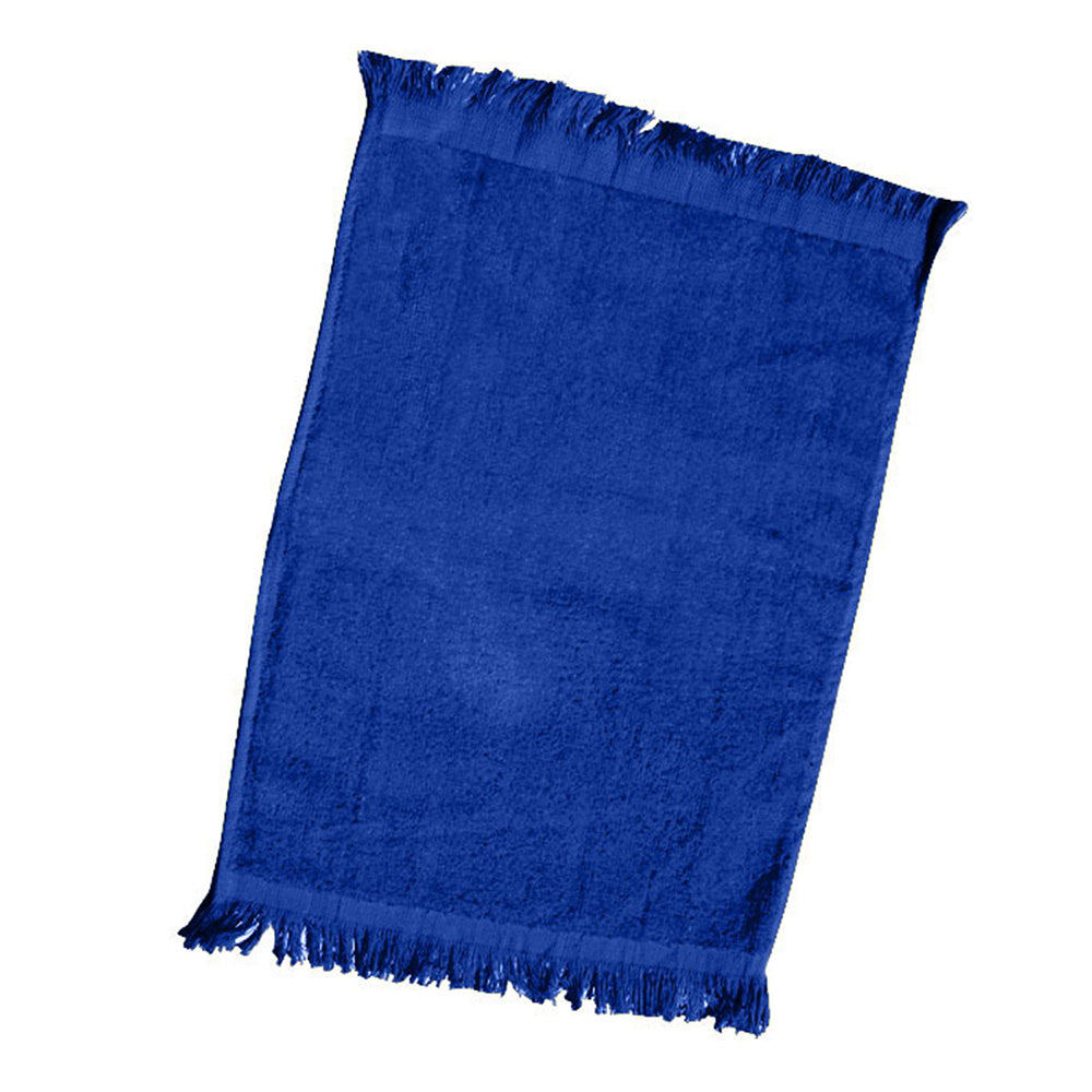 Cotton Velour Fingertip Towel (11'' W X 18'' H) 1.3-Towel-Brand Your Tote-Navy Blue-Brand Your Tote