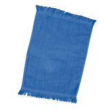 Cotton Velour Fingertip Towel (11'' W X 18'' H) 1.3-Towel-Brand Your Tote-Royal Blue-Brand Your Tote