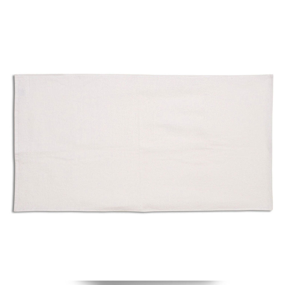 Cotton Velour Fitness Towel (24'' W X 42'' H) 7 Lb Per Dozen-Towel-Brand Your Tote-White-Brand Your Tote