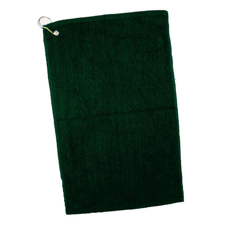Cotton Velour Hand/Golf Towel (16'' W X 25'' H) 2.5 Lb Per Dozen-Towel-Brand Your Tote-Forest Green-Brand Your Tote