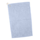 Cotton Velour Hand/Golf Towel (16'' W X 25'' H) 2.5 Lb Per Dozen-Towel-Brand Your Tote-Light Blue-Brand Your Tote