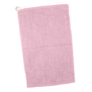Cotton Velour Hand/Golf Towel (16'' W X 25'' H) 2.5 Lb Per Dozen-Towel-Brand Your Tote-Light Pink-Brand Your Tote