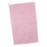 Cotton Velour Hand/Golf Towel (16'' W X 25'' H) 2.5 Lb Per Dozen-Towel-Brand Your Tote-Light Pink-Brand Your Tote
