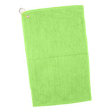 Cotton Velour Hand/Golf Towel (16'' W X 25'' H) 2.5 Lb Per Dozen-Towel-Brand Your Tote-Lime Green-Brand Your Tote