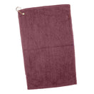 Cotton Velour Hand/Golf Towel (16'' W X 25'' H) 2.5 Lb Per Dozen-Towel-Brand Your Tote-Maroon-Brand Your Tote