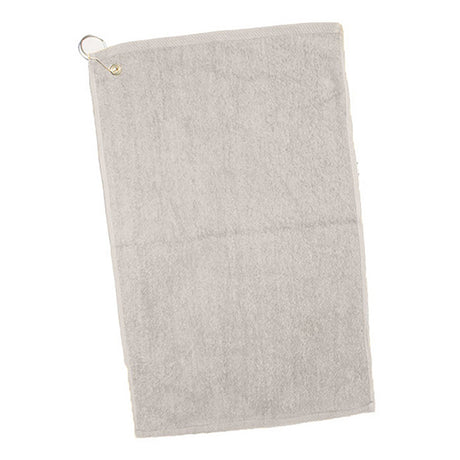 Cotton Velour Hand/Golf Towel (16'' W X 25'' H) 2.5 Lb Per Dozen-Towel-Brand Your Tote-Natural-Brand Your Tote