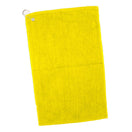 Cotton Velour Hand/Golf Towel (16'' W X 25'' H) 2.5 Lb Per Dozen-Towel-Brand Your Tote-Yellow-Brand Your Tote