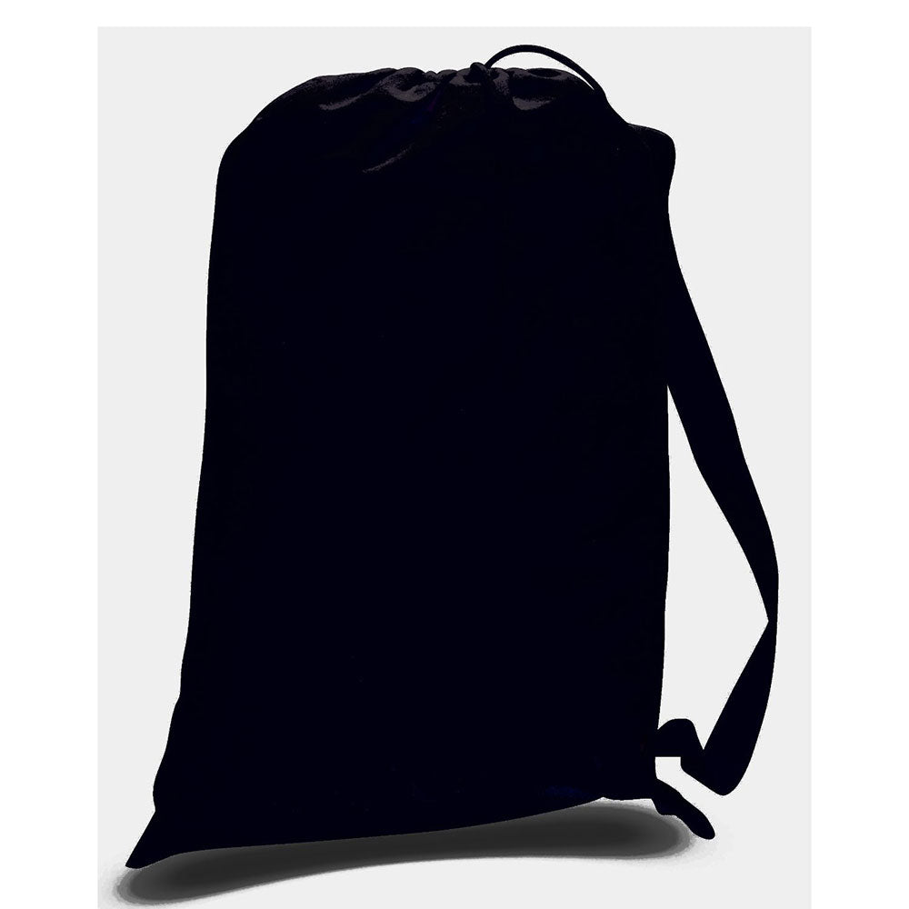 Drawstring Laundry Bag-Brand Your Tote-Black-Brand Your Tote