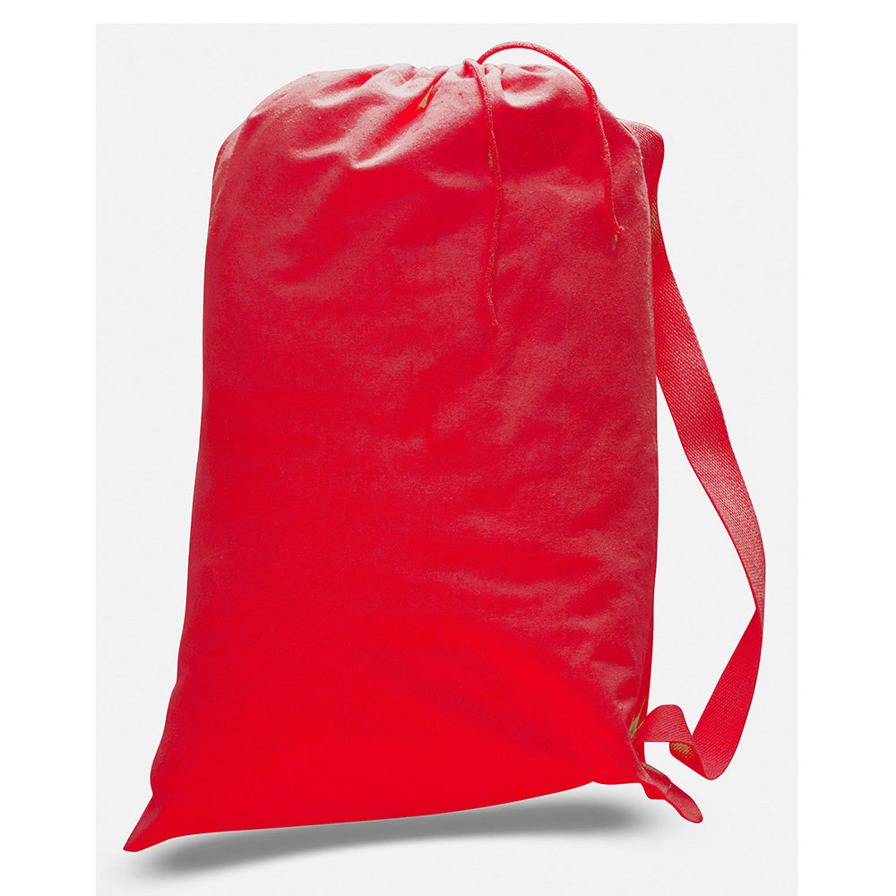 Drawstring Laundry Bag-Brand Your Tote-Red-Brand Your Tote
