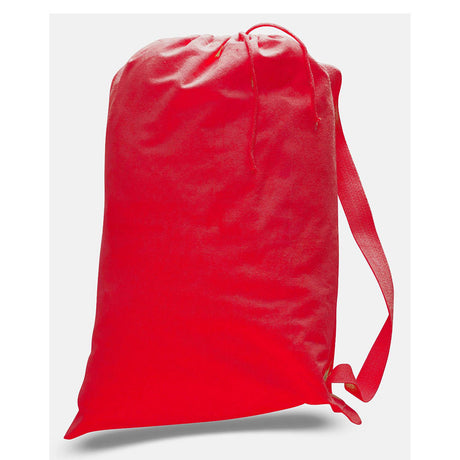 Drawstring Laundry Bag-Brand Your Tote-Red-Brand Your Tote