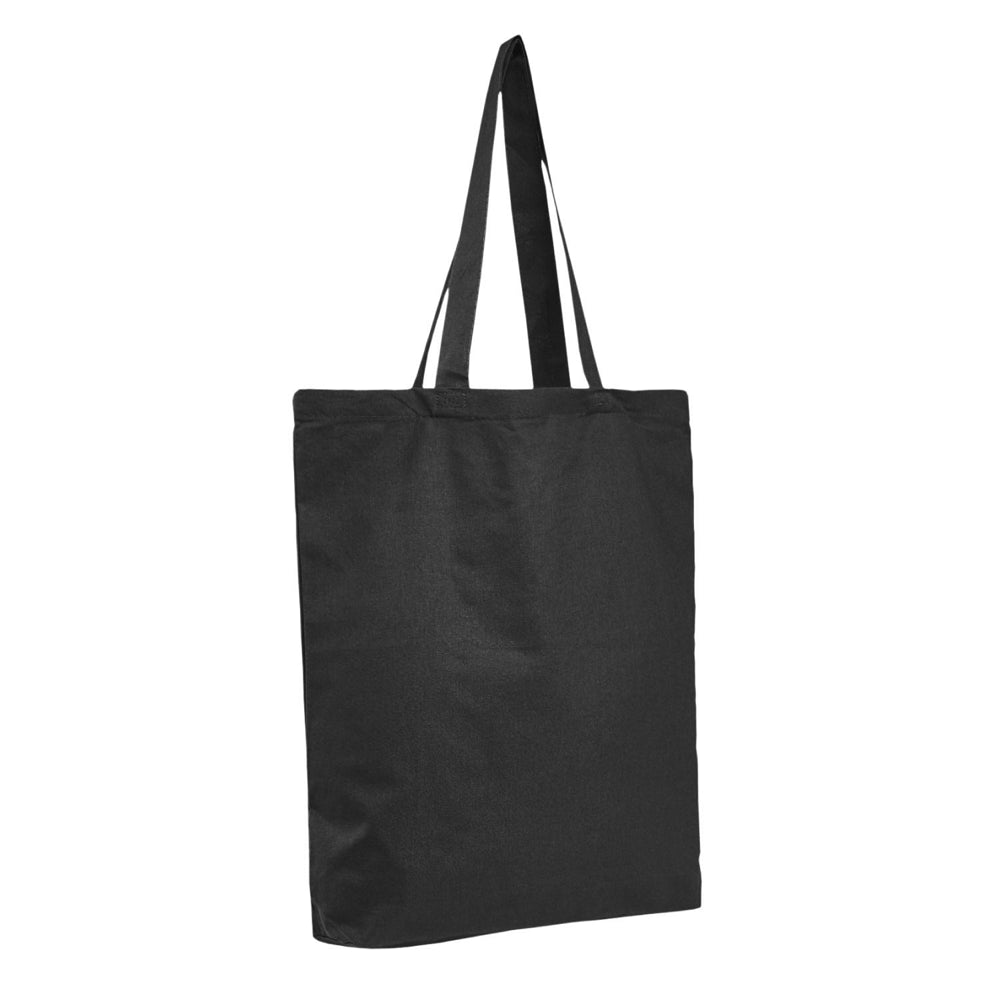 Economical Tote Bag with Bottom Gusset-Brand Your Tote-Black-Brand Your Tote