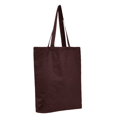 Economical Tote Bag with Bottom Gusset-Brand Your Tote-Chocolate Brown-Brand Your Tote