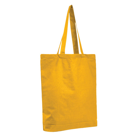 Economical Tote Bag with Bottom Gusset-Brand Your Tote-Gold-Brand Your Tote