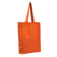 Economical Tote Bag with Bottom Gusset-Brand Your Tote-Orange-Brand Your Tote