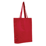 Economical Tote Bag with Bottom Gusset-Brand Your Tote-Red-Brand Your Tote