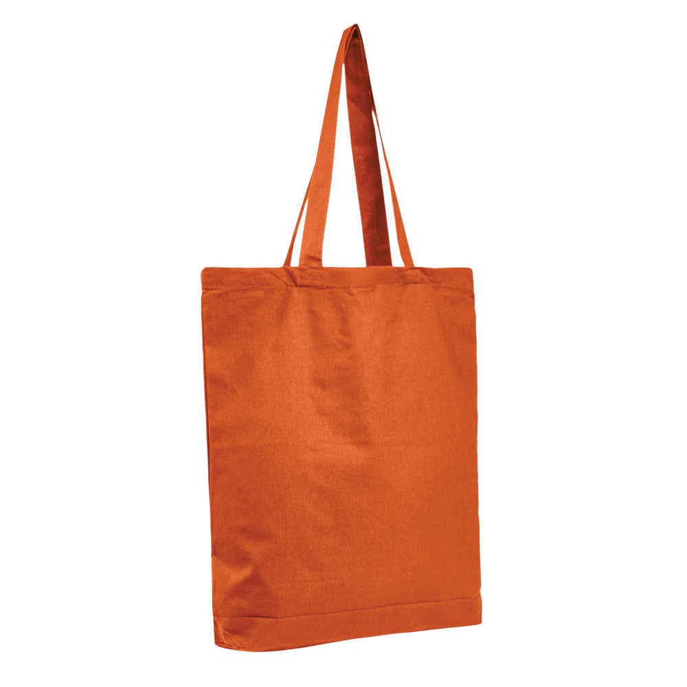 Economical Tote Bag with Bottom Gusset-Brand Your Tote-Texas Orange-Brand Your Tote