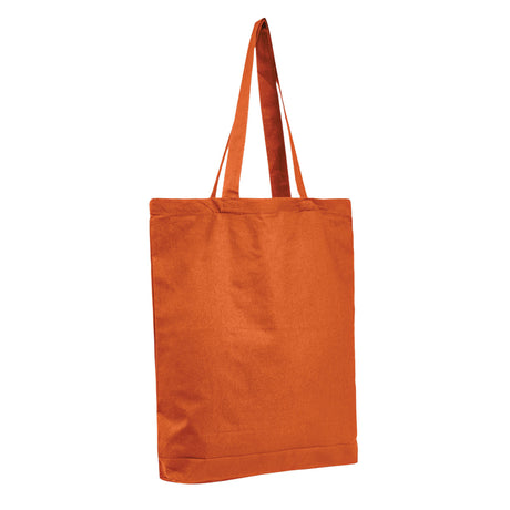 Economical Tote Bag with Bottom Gusset-Brand Your Tote-Texas Orange-Brand Your Tote