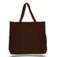 Jumbo Tote Bag-Brand Your Tote-Chocolate Brown-Brand Your Tote