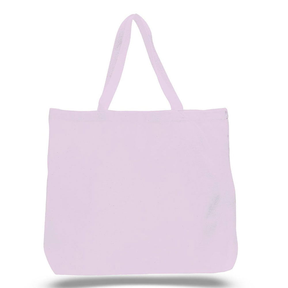 Jumbo Tote Bag-Brand Your Tote-Light Pink-Brand Your Tote