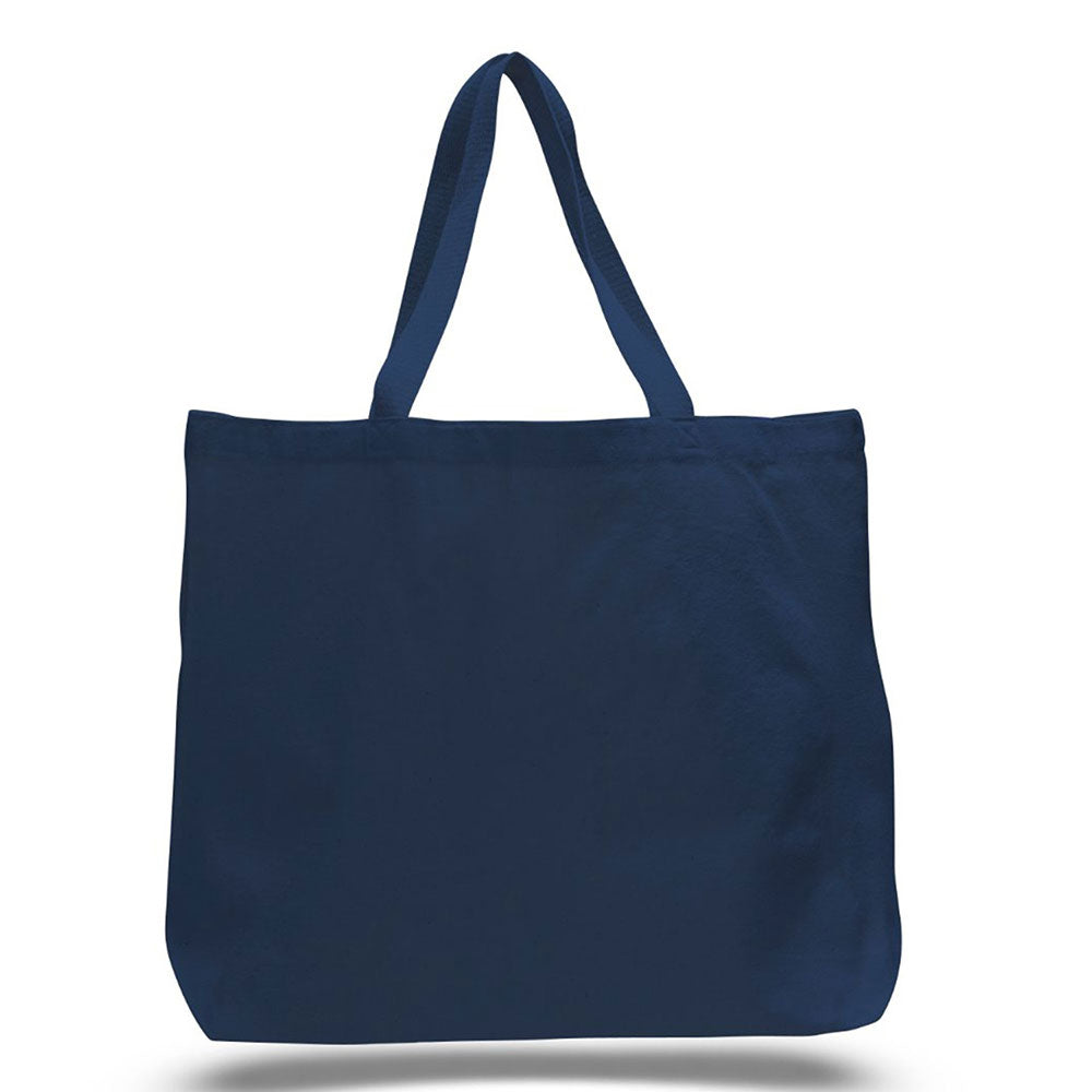 Jumbo Tote Bag-Brand Your Tote-Navy Blue-Brand Your Tote