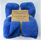 Jute Kilim Shetland Sherpa Blanket (50'' W X 60'' H) 350G/Sqm-Blanket-Brand Your Tote-Royal Blue-Brand Your Tote