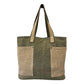 Kilim Premier Tote-Brand Your Tote-Green-Natural-Brand Your Tote