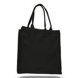 Large Cotton Canvas Bag (15'' W X 16'' H) 6 Oz-Bag-Brand Your Tote-Black-Brand Your Tote