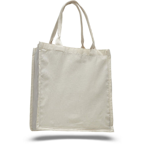 Large Cotton Canvas Bag (15'' W X 16'' H) 6 Oz-Bag-Brand Your Tote-Natural-Brand Your Tote
