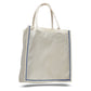 Large Cotton Canvas Bag (15'' W X 16'' H) 6 Oz-Bag-Brand Your Tote-Natural-Royal Blue-Brand Your Tote