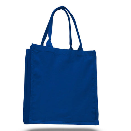 Large Cotton Canvas Bag (15'' W X 16'' H) 6 Oz-Bag-Brand Your Tote-Royal Blue-Brand Your Tote