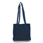 Large Cotton Canvas Canvas Messenger Bag (18'' W X 14'' H) 12 Oz-Bag-Brand Your Tote-Navy Blue-Brand Your Tote