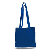 Large Cotton Canvas Canvas Messenger Bag (18'' W X 14'' H) 12 Oz-Bag-Brand Your Tote-Royal Blue-Brand Your Tote