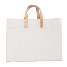 Large Cotton Canvas City Tote Bag (18'' W X 14'' H) 20 Oz-Tote Bag-Brand Your Tote-Natural-Brand Your Tote