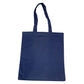 Large Cotton Canvas Convention Tote Bag (15'' W X 16'' H) 7 Oz-Tote Bag-Brand Your Tote-Navy Blue-Brand Your Tote