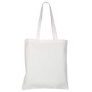 Large Cotton Canvas Convention Tote Bag (15'' W X 16'' H) 7 Oz-Tote Bag-Brand Your Tote-White-Brand Your Tote