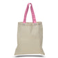 Large Cotton Canvas Economical Tote Bag (15'' W X 16'' H) 6 Oz-Tote Bag-Brand Your Tote-Natural-Azalea-Brand Your Tote