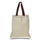 Large Cotton Canvas Economical Tote Bag (15'' W X 16'' H) 6 Oz-Tote Bag-Brand Your Tote-Natural-Chocolate Brown-Brand Your Tote
