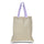 Large Cotton Canvas Economical Tote Bag (15'' W X 16'' H) 6 Oz-Tote Bag-Brand Your Tote-Natural-Lavender-Brand Your Tote